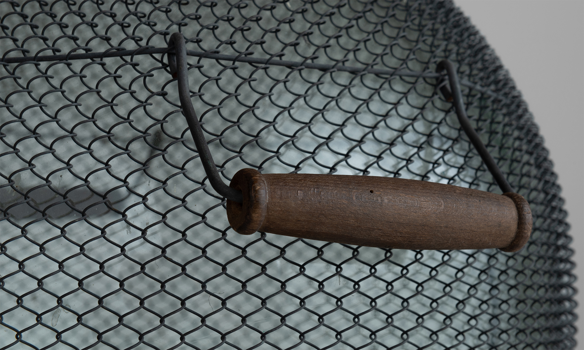 Large Armoured Glass Carboy Lamp Obsolete