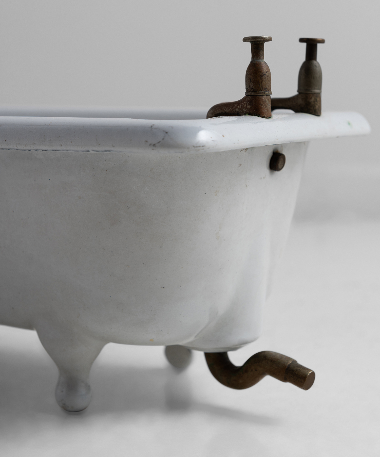 Edwardian Salesman Sample of a Bathtub Obsolete