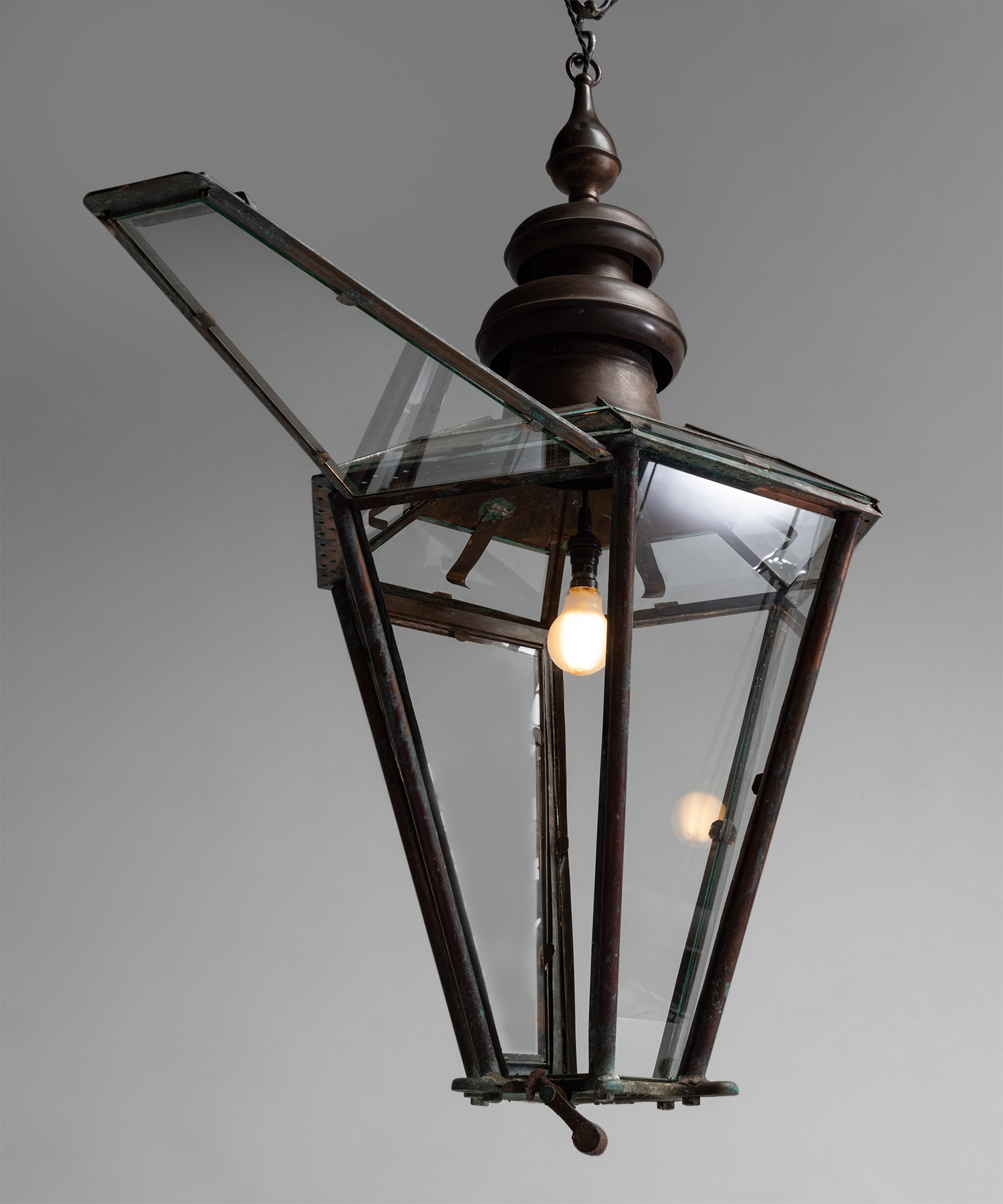 Copper Hanging Lantern Obsolete