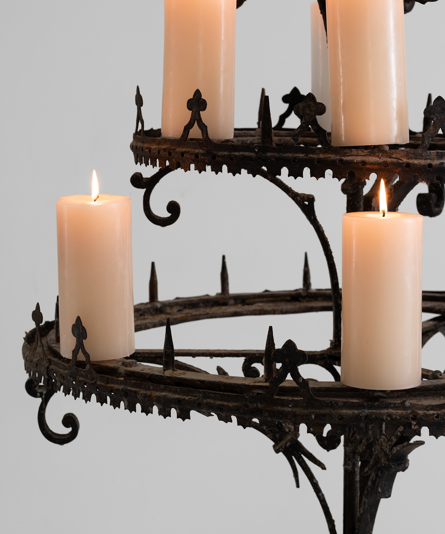 Wrought Iron Candelabra Obsolete