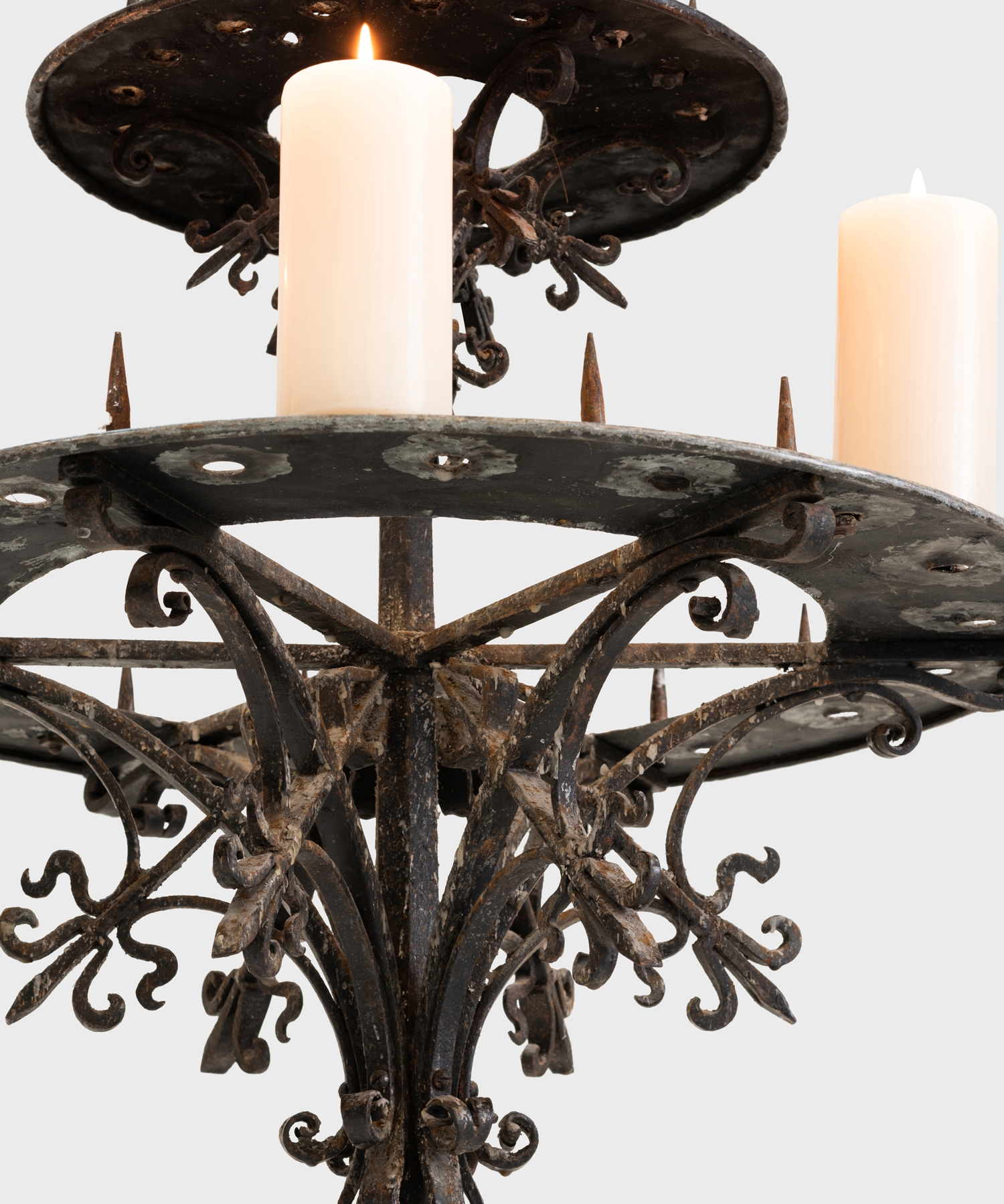 Wrought Iron Candelabra Obsolete