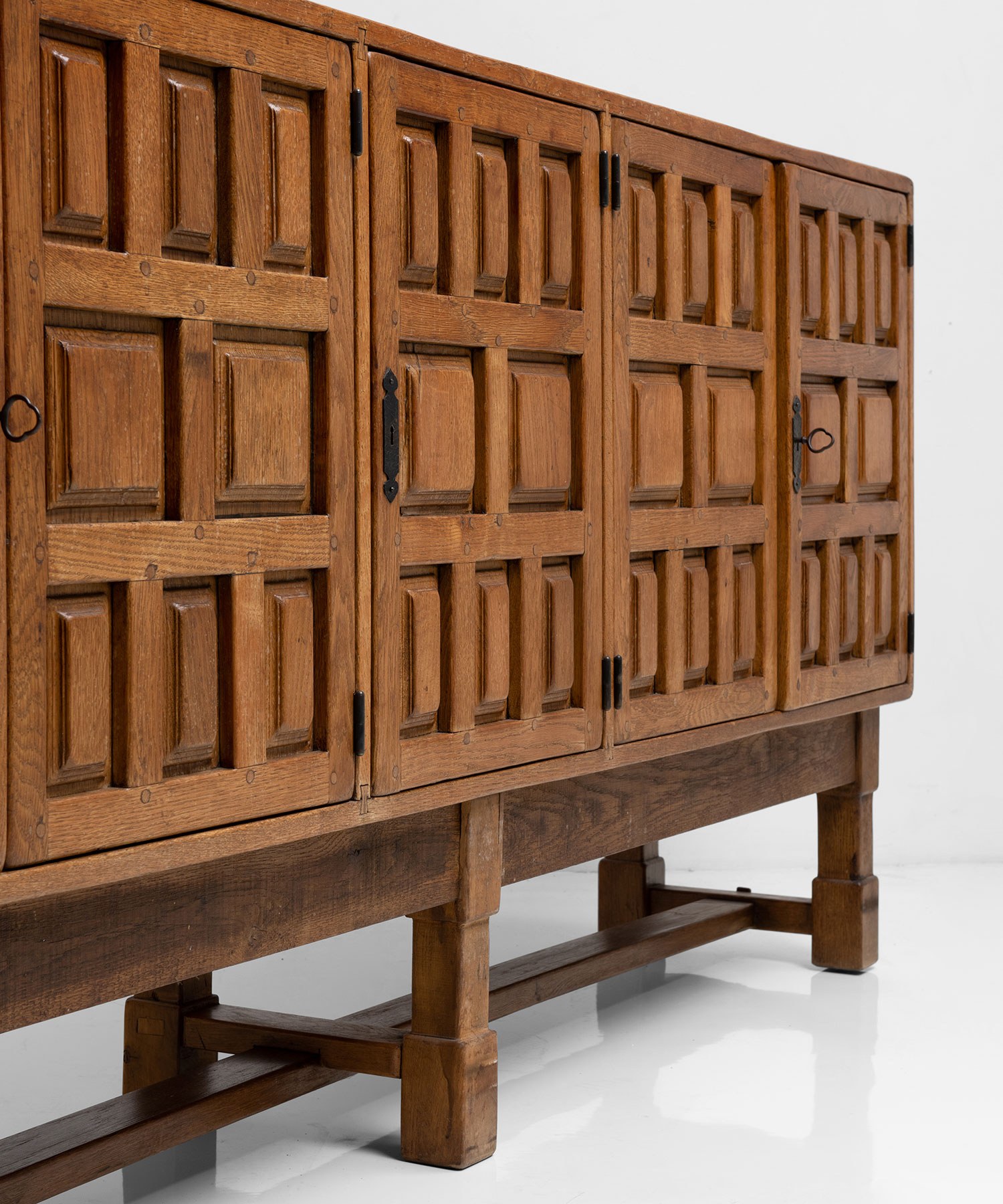 Oak Credenza Obsolete