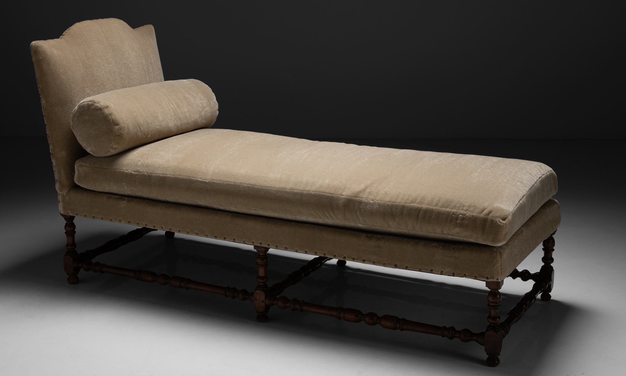 Extra Long Daybed in Teddy Mohair by Pierre Frey, 74 Inches Obsolete