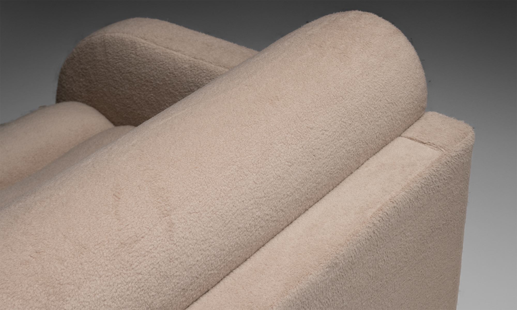 Vladimir Kagan Chairs in Rosemary Hallgarten Wool Blend Obsolete