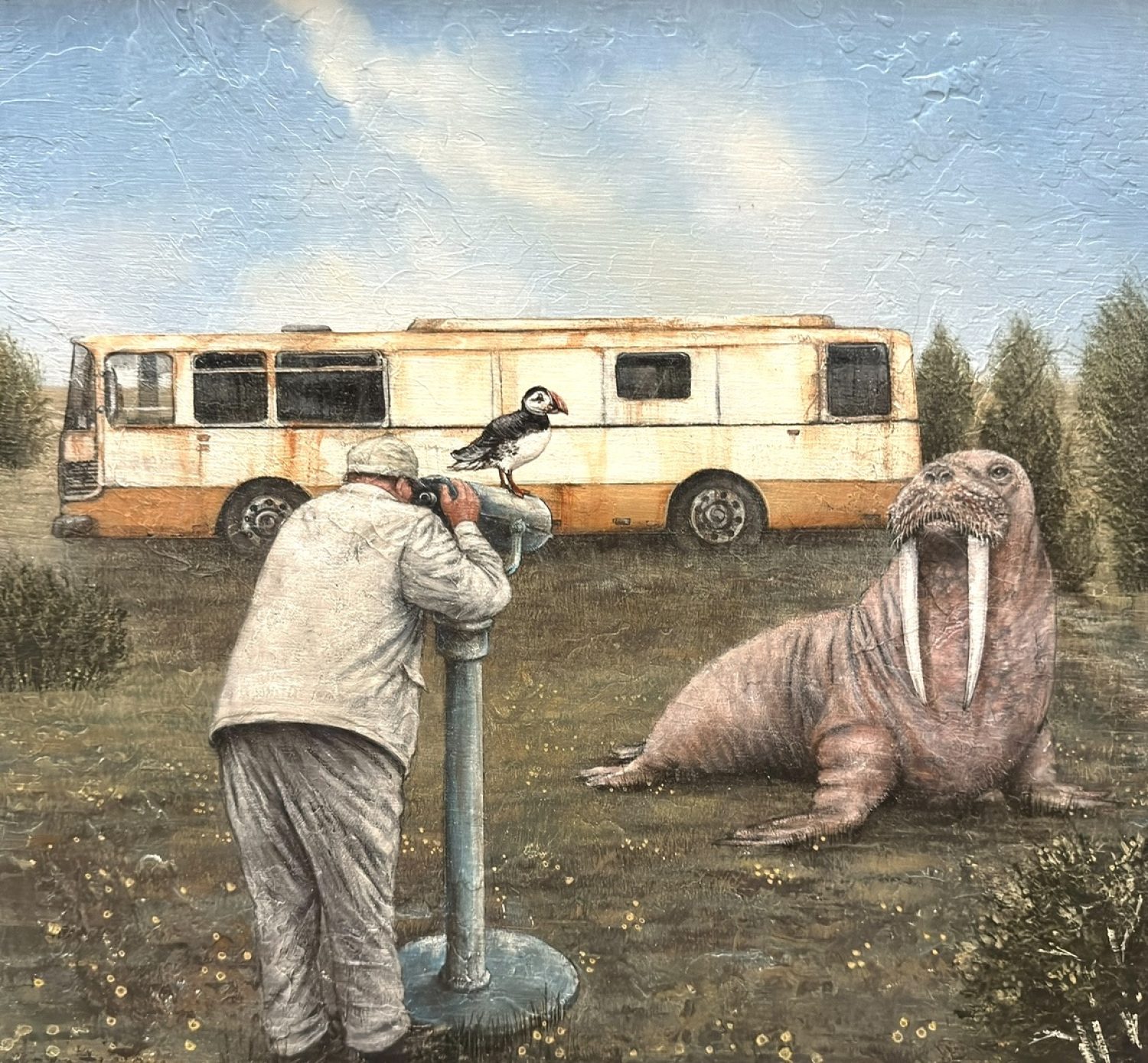 Russ, a Bus, and a Walrus